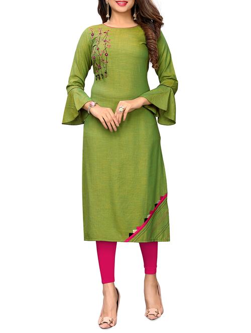 women's straight kurta - 15887463 - Standard Image - 0