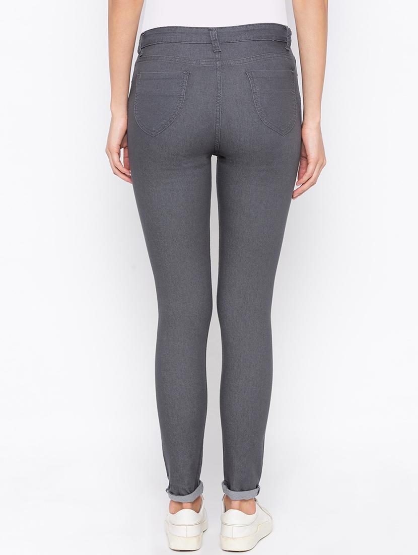 turn up hem skinny fit jeans - 15890269 - Standard Image - 2