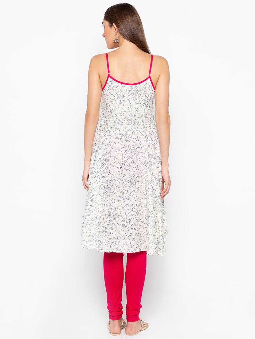 a-line printed kurta - 15890280 - Standard Image - 2