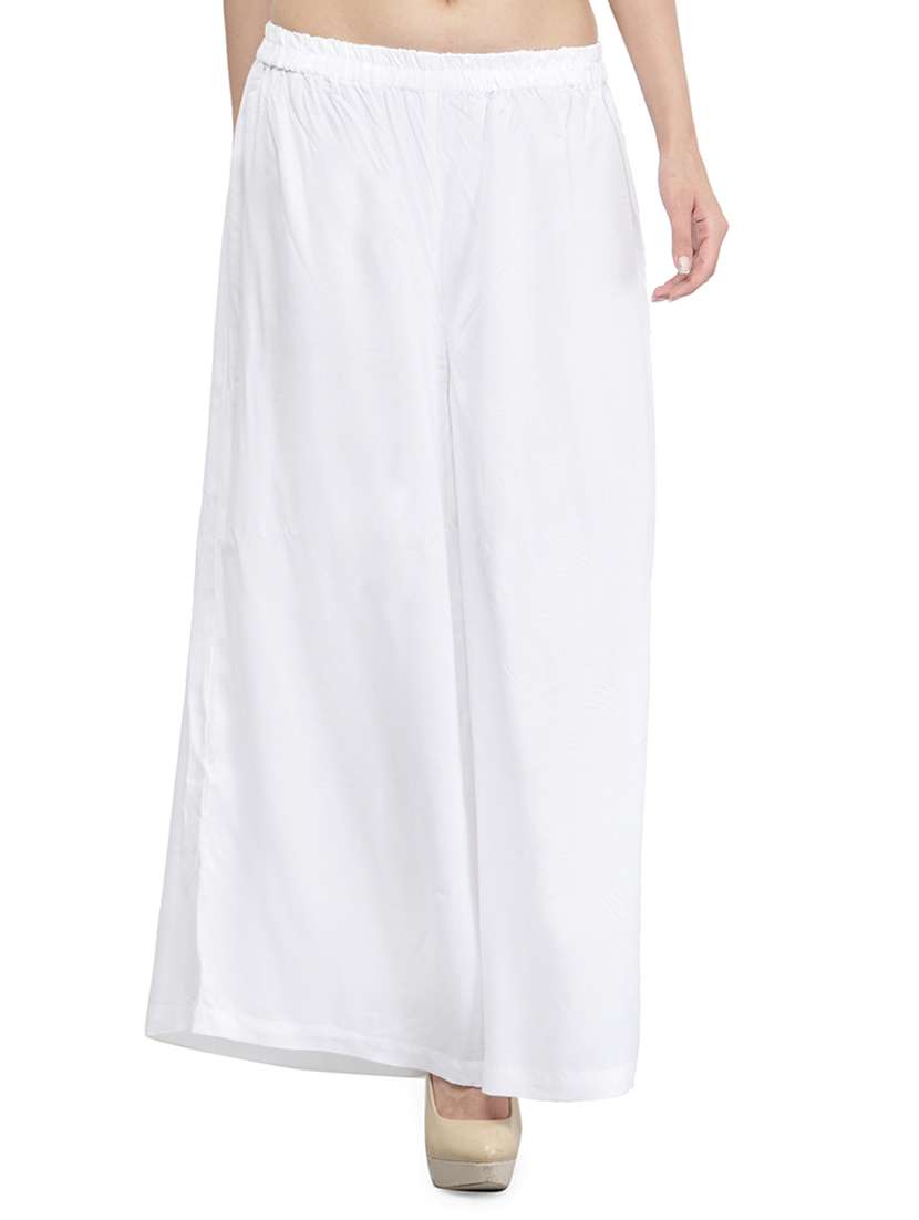 mid waist flared palazzo