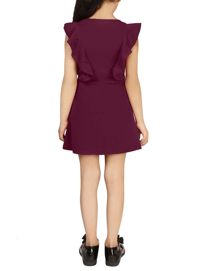 purple cotton blend frock - 15893052 -  Standard Image - 2