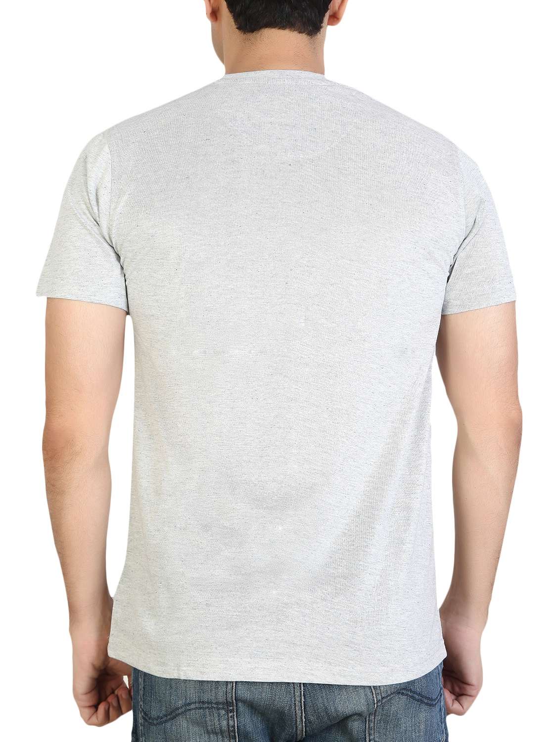 men round neck front print t-shirt - 15893908 -  Standard Image - 2