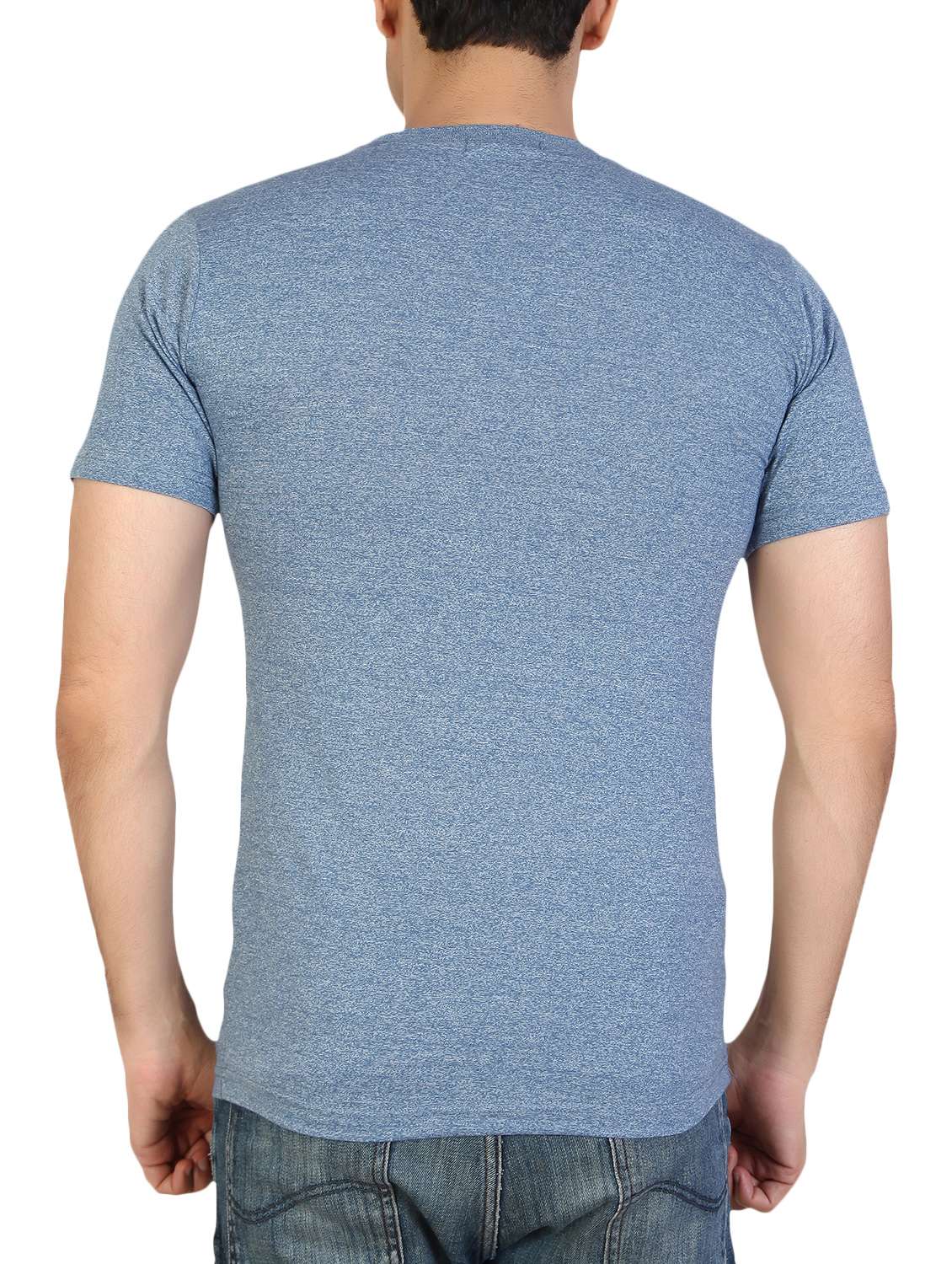blue cotton blend tshirt - 15894020 - Standard Image - 2