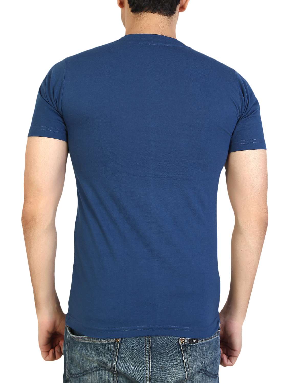 men solid v-neck t-shirt - 15894028 -  Standard Image - 2