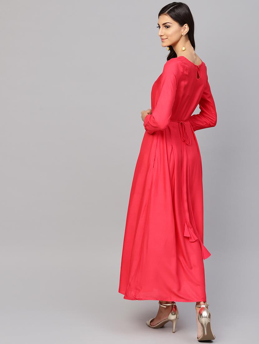 a-line embroidered dress - 15894302 - Standard Image - 2
