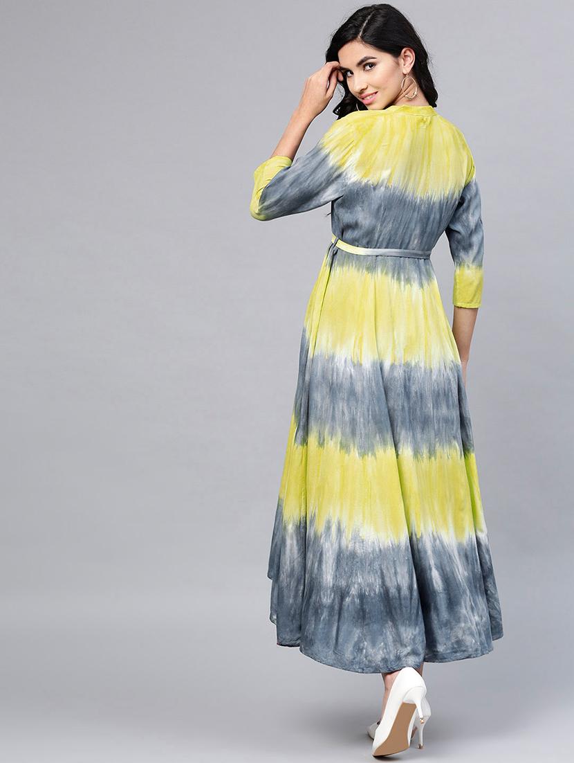 flared tie & dye dress - 15894324 - Standard Image - 2