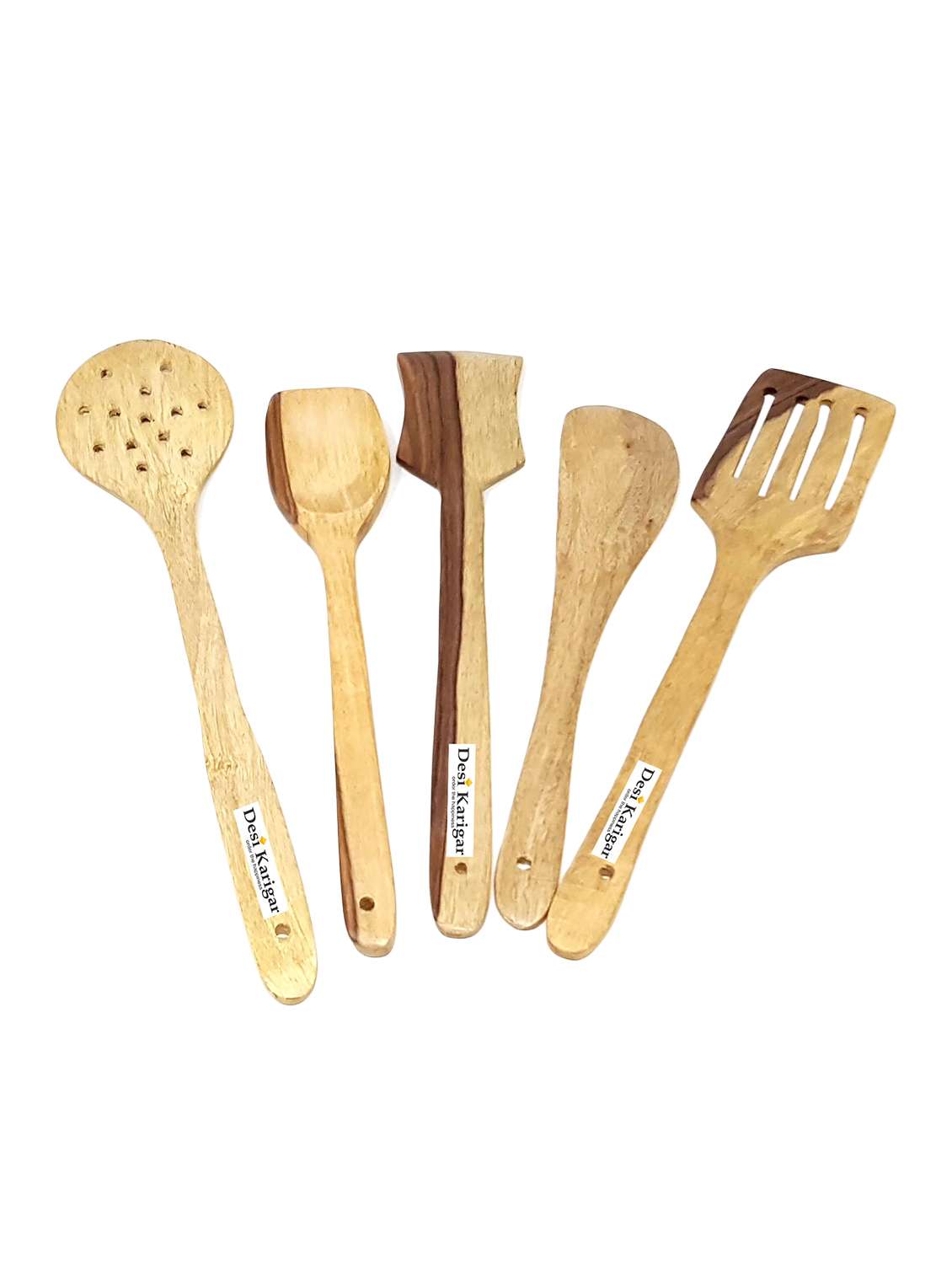 wooden spoon set of 5