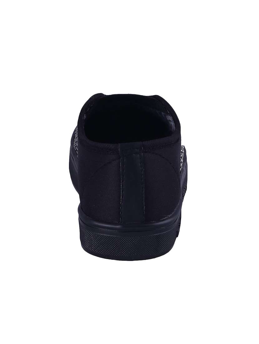 black slip on casual shoes - 15897249 -  Standard Image - 2