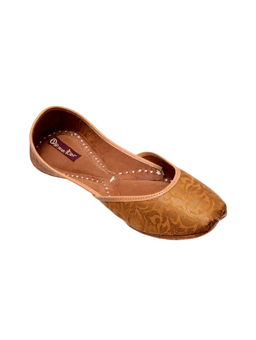 gold slip on jutis