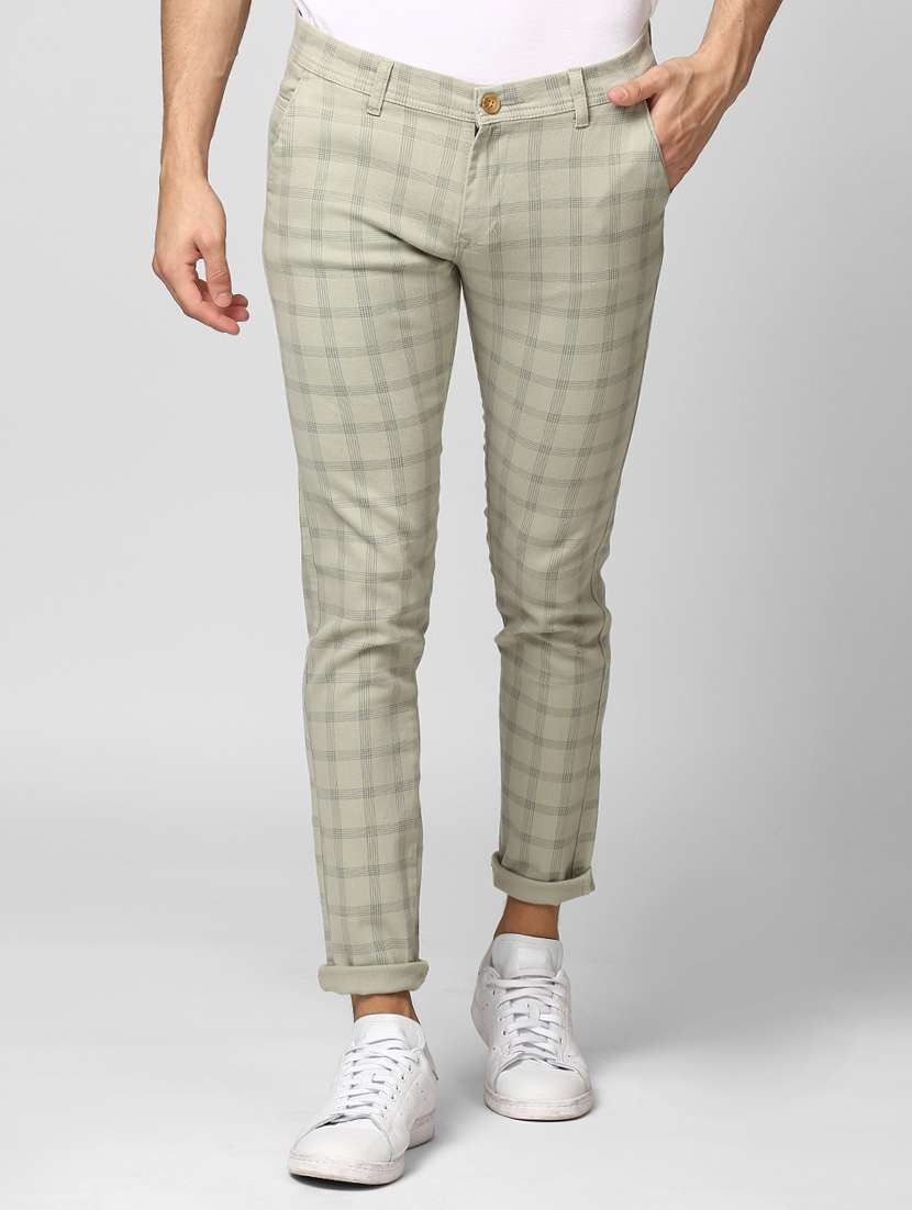 beige cotton chinos