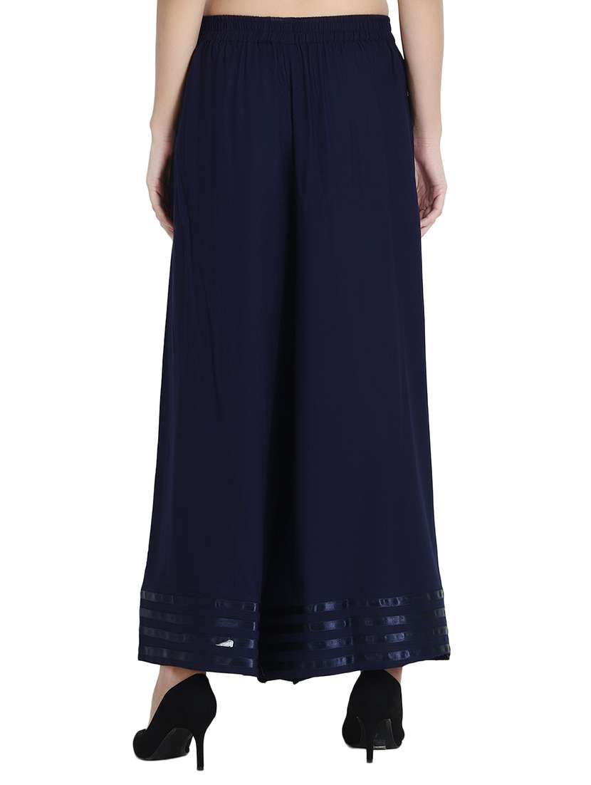 set of 2 flared palazzos - 15901328 -  Standard Image - 7