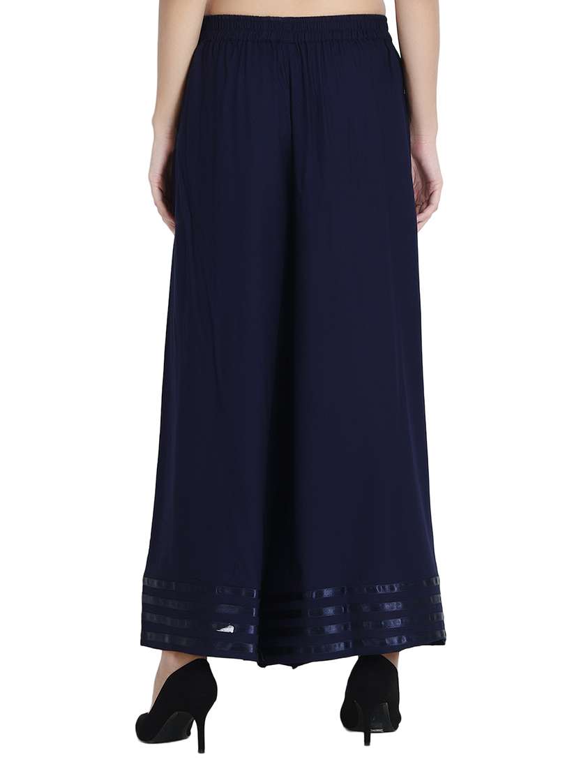 set of 2 flared palazzos - 15901330 -  Standard Image - 7