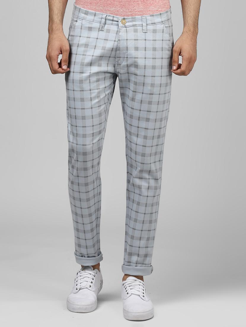 blue cotton chinos