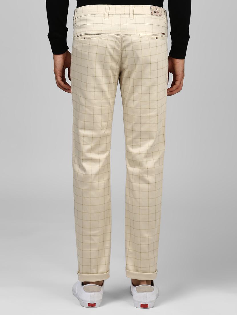 beige cotton chinos - 15901357 - Standard Image - 2