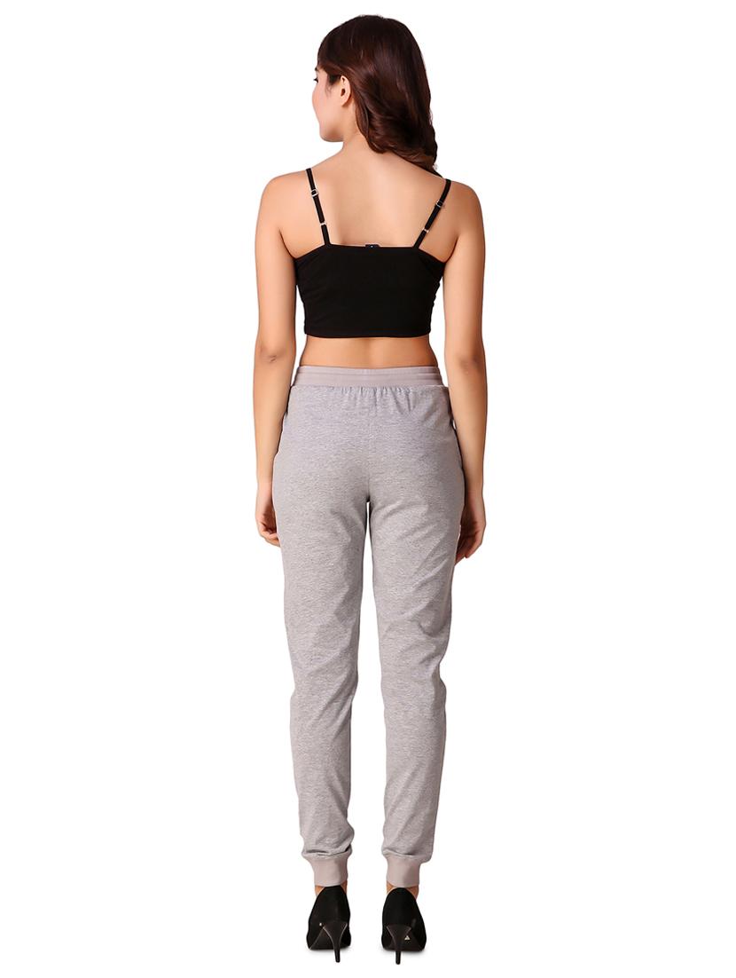crossover crop top & jogger set - 15901572 - Standard Image - 2