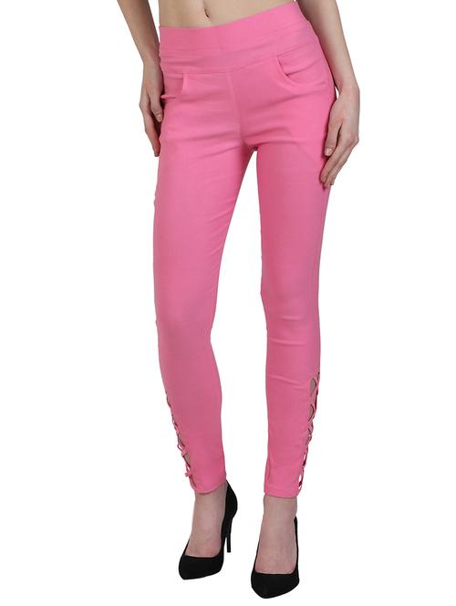 high waist solid jegging - 15902340 - Standard Image - 0