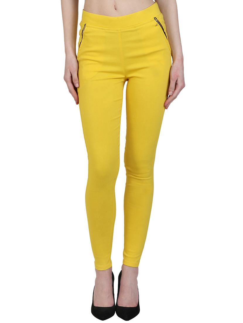 zipper detail high waist jegging - 15902351 - Zoom Image - 0