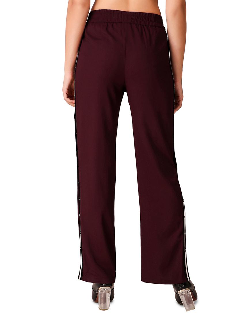side slit button detail trouser - 15904068 - Standard Image - 2