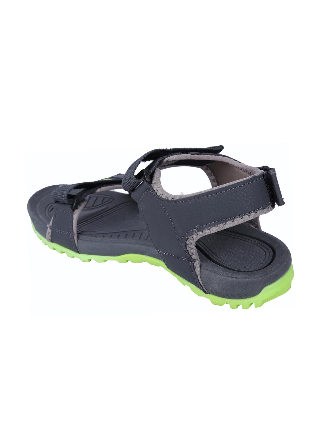 grey leatherette back strap floaters - 15907417 - Standard Image - 2