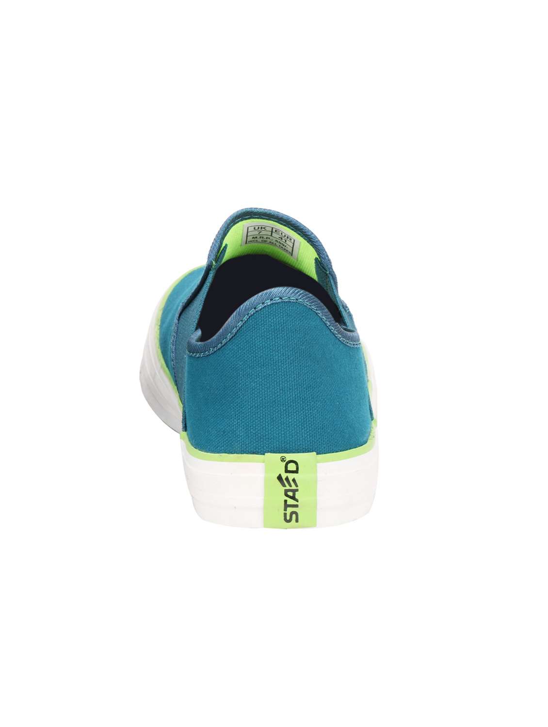 light blue canvas casual slip ons - 15907522 -  Standard Image - 2