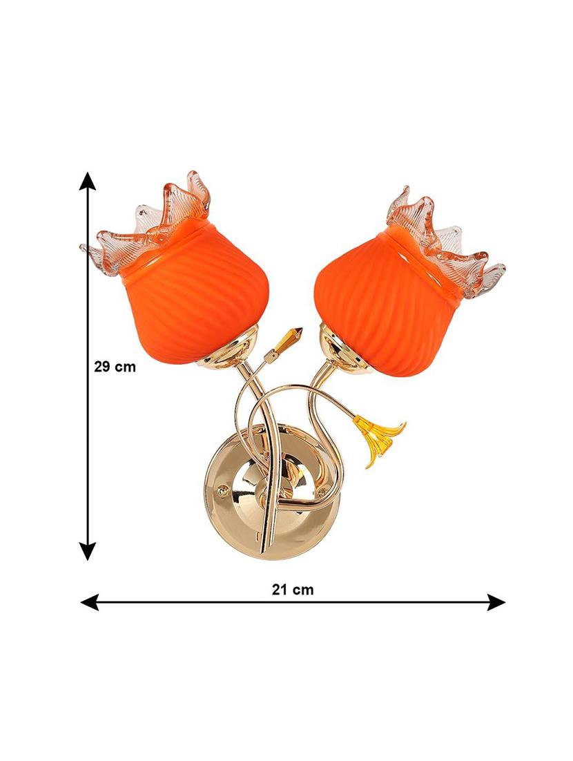 lakshya designer hand decoraive colorful sconce glass wall lamp light dx040 - 15910066 - Standard Image - 2