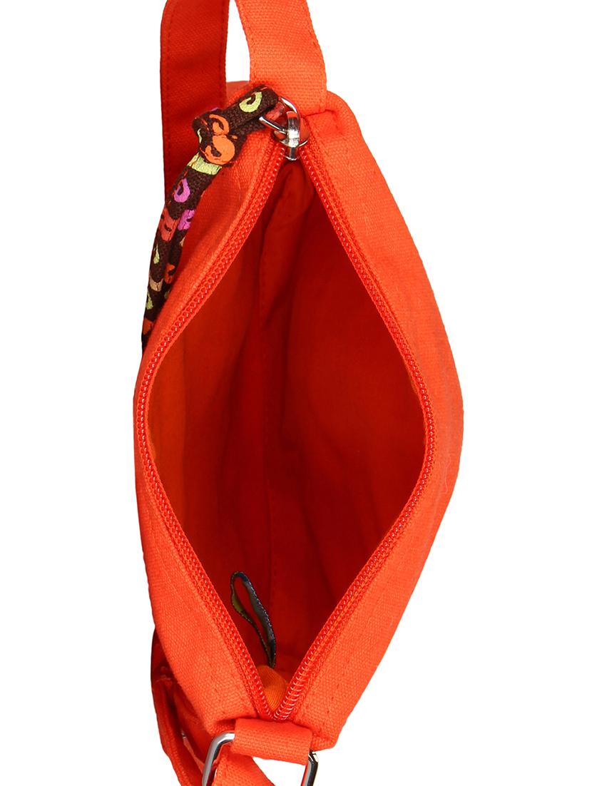 orange canvas sling bag - 15912381 - Standard Image - 2