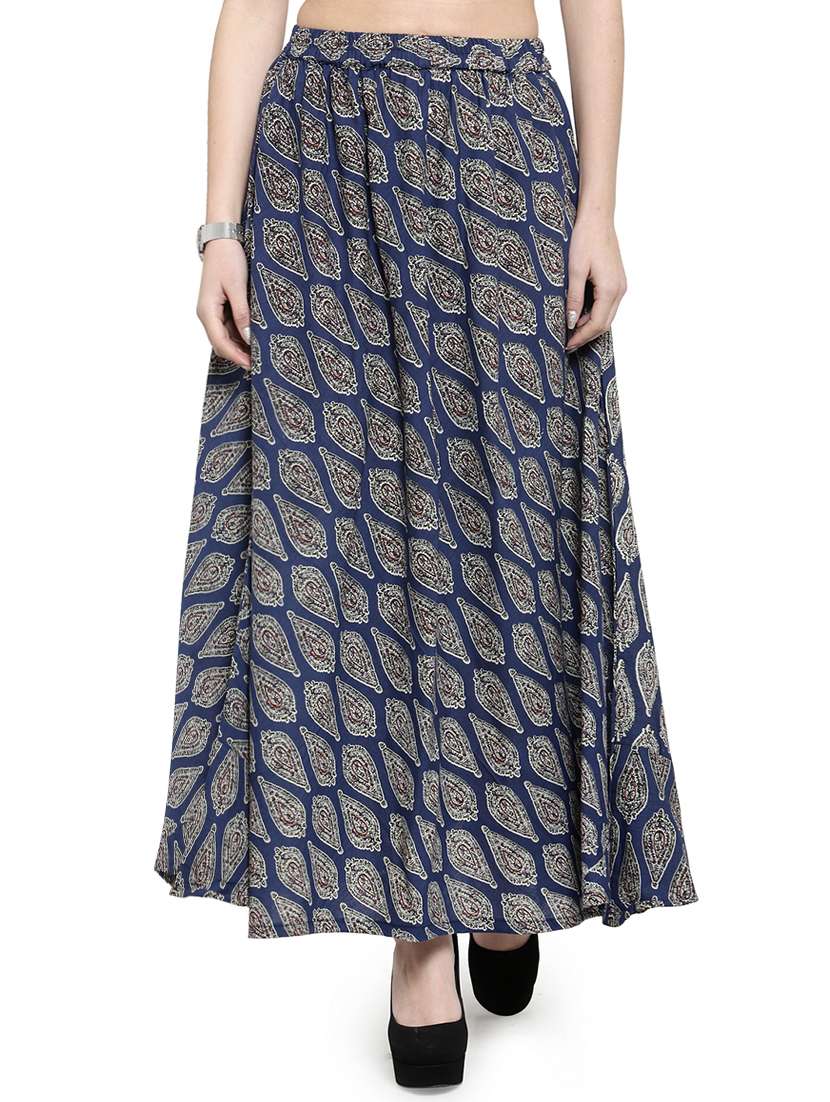 mid waist long skirt