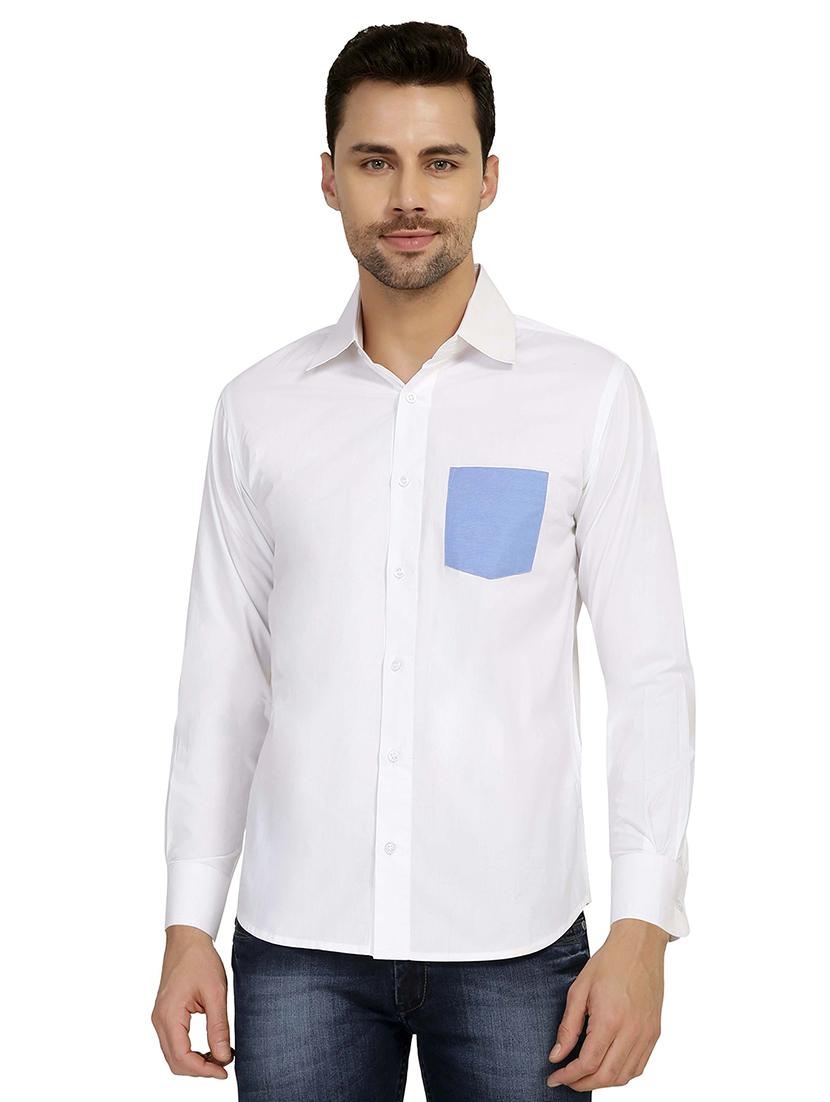 mens solid casual shirt - 15915675 -  Zoom Image - 0