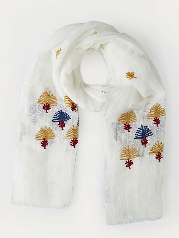 women's embroidered stole - 15915971 - Standard Image - 2