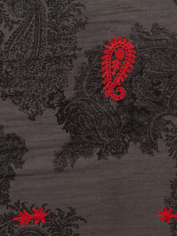women's paisley print stole - 15915973 - Standard Image - 2