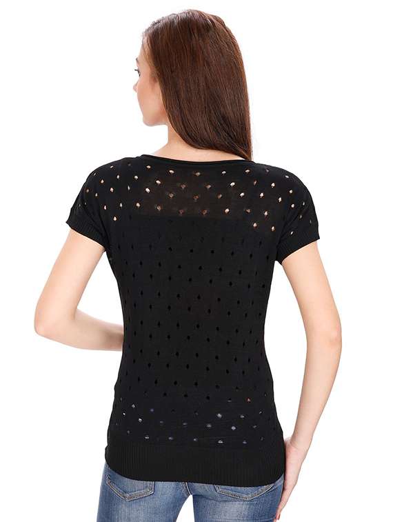 cut out detail ribbed edge top - 15916401 -  Standard Image - 2