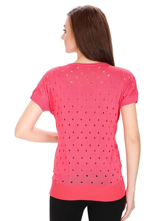 cut out detail ribbed edge top - 15916402 - Standard Image - 2