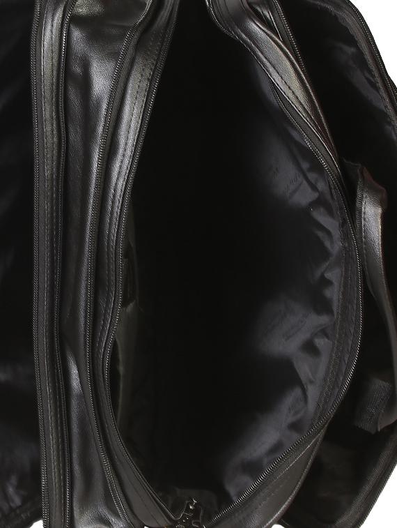 black leatherette laptopbag - 15918435 - Standard Image - 2