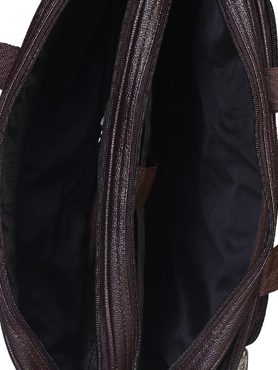 brown leatherette laptopbag - 15918454 - Standard Image - 2