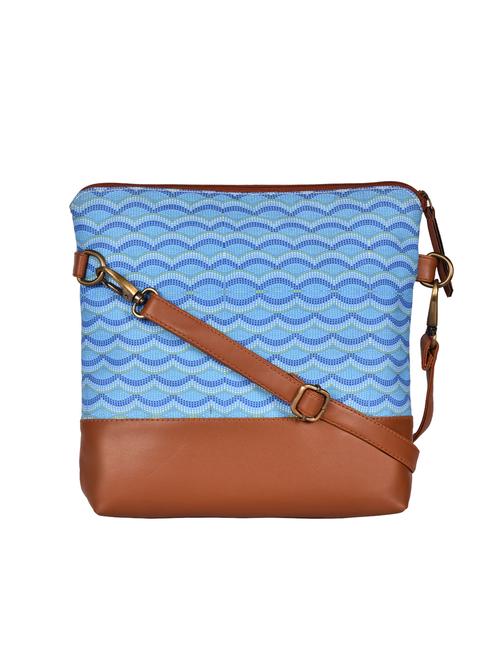 blue printed sling bag - 15920746 -  Standard Image - 0