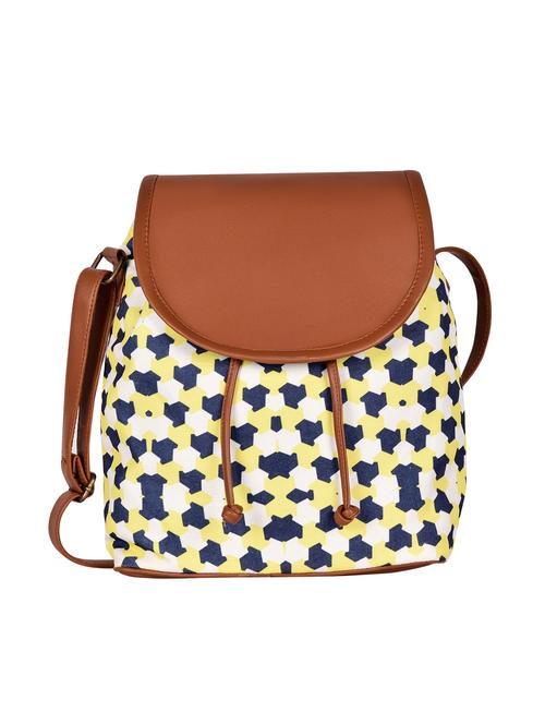 yellow canvas sling bag - 15920769 - Standard Image - 0
