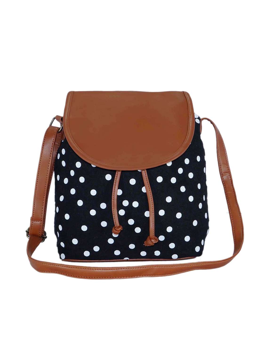 black polka dots sling bag - 15920774 -  Zoom Image - 0