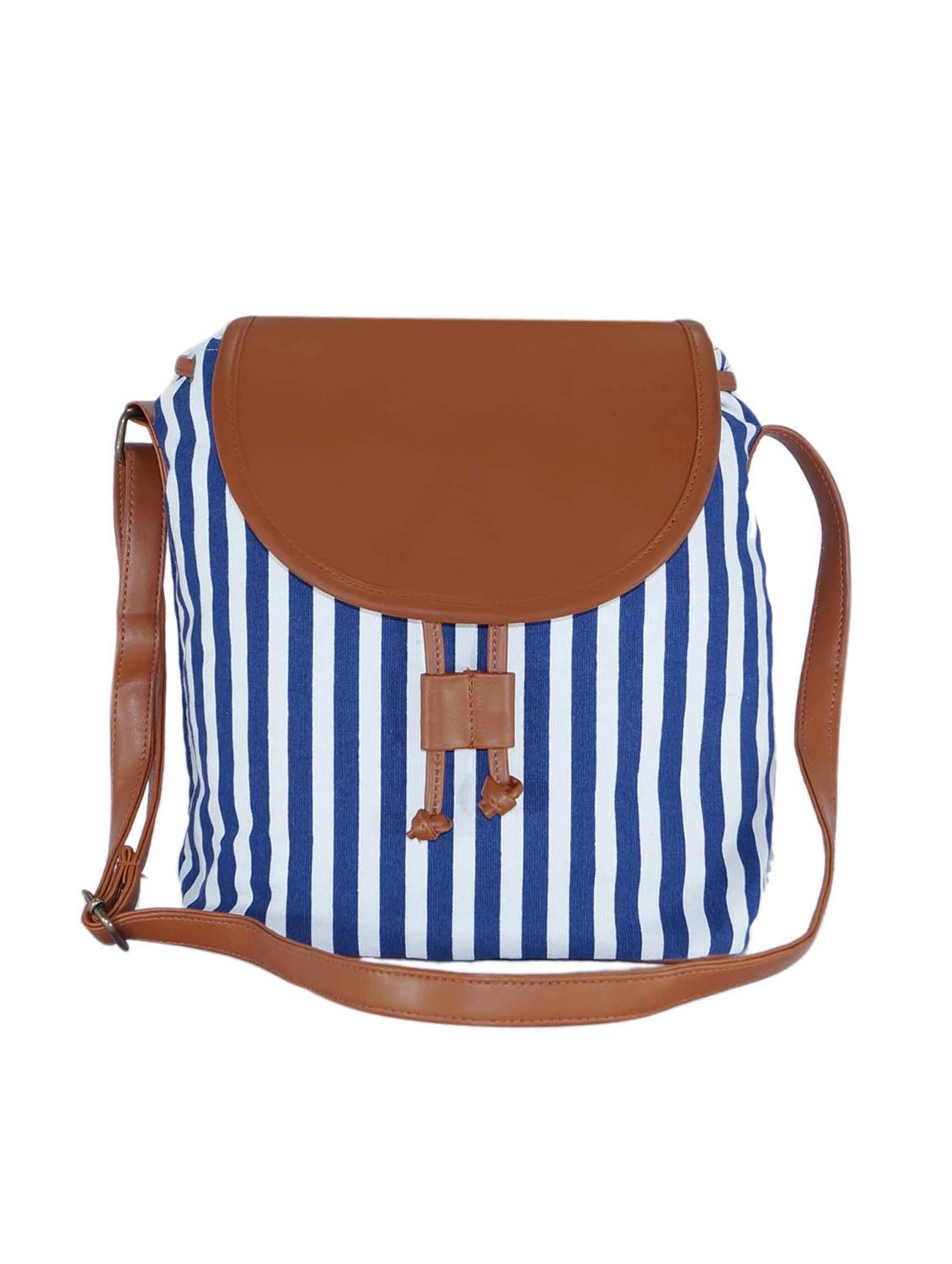 blue striped sling bag - 15920776 -  Zoom Image - 0