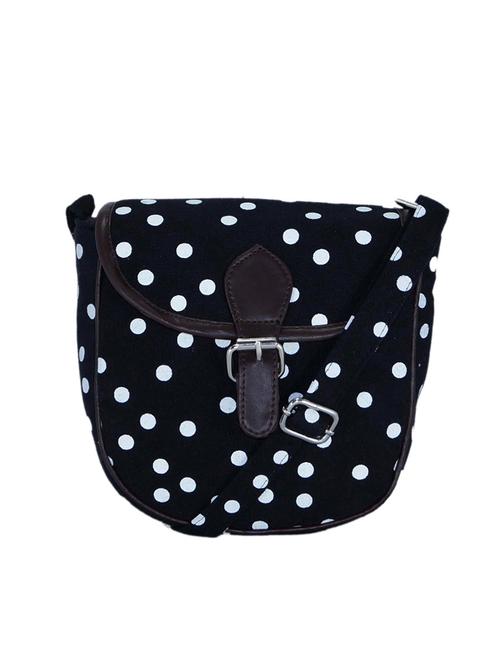 black polka dots sling bag - 15920788 - Standard Image - 0