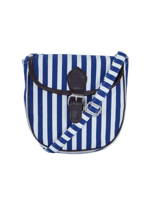 blue striped sling bag - 15920789 - Standard Image - 0