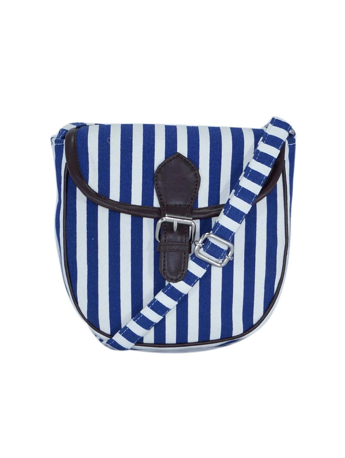 blue striped sling bag - 15920789 - Zoom Image - 0
