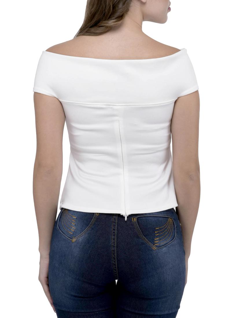 women's straight off shoulder top - 15920920 - Standard Image - 2