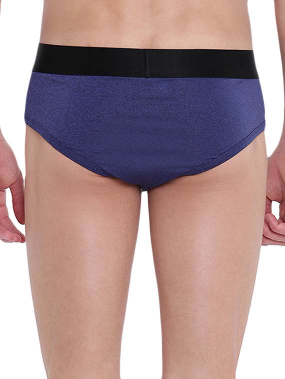 royal blue black melange cotton spandex hipster - 15921742 -  Standard Image - 2