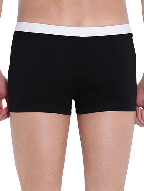 black cotton modal spandex trunks - 15921789 -  Standard Image - 2
