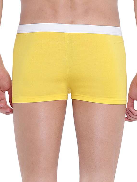 yellow cotton modal spandex trunks - 15921794 -  Standard Image - 2