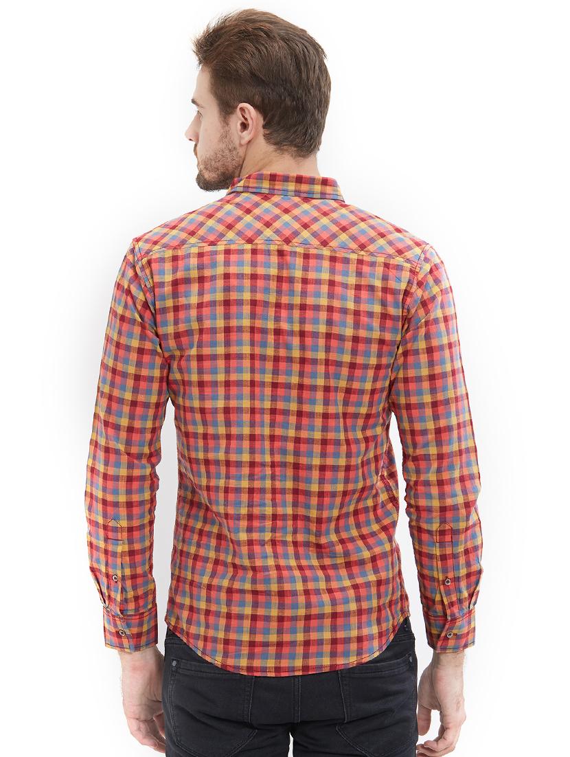 multicolor checkered casual shirt - 15925656 - Standard Image - 2