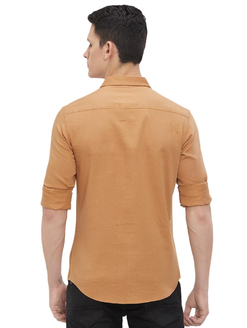 beige cotton casual shirt - 15925662 - Standard Image - 2
