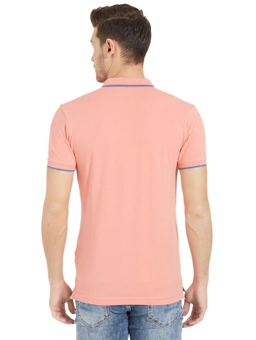 pink cotton polo t-shirt - 15926726 - Standard Image - 2