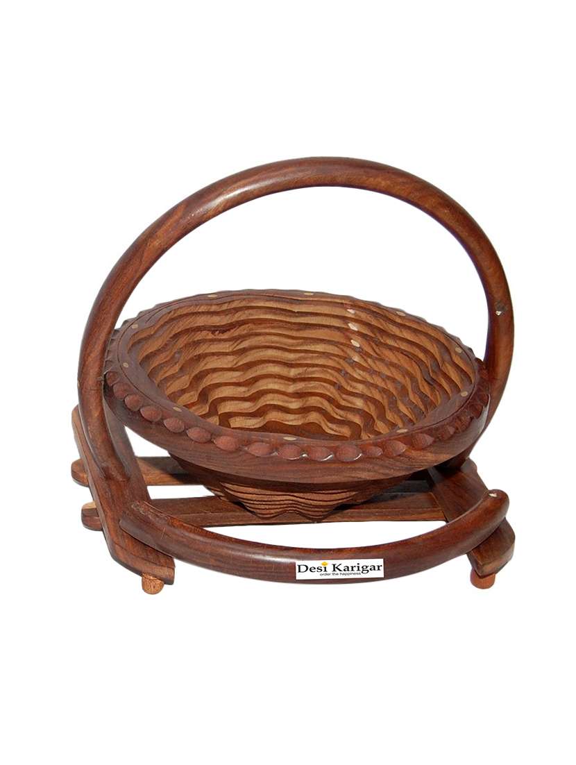 desi karigar foldable basket small - 10"dia