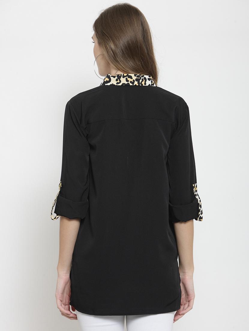 tie up detail high low tunic - 15927600 - Standard Image - 2